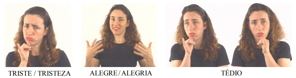 Expressão Facial Libras Exemplos de expressão facial em Libras