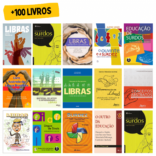 Livros sobre Libras e Surdez