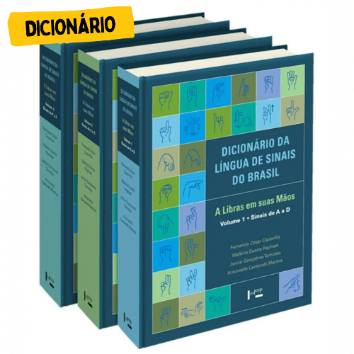 Dicionário de Libras - 3 Volumes