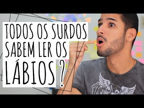 Todos os surdos sabem ler os lábios? | Libras • Léo Viturinno