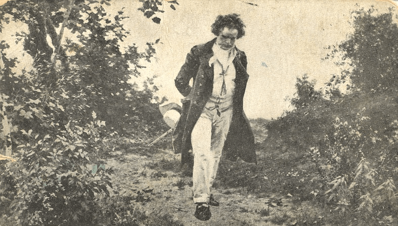 Beethoven caminhando