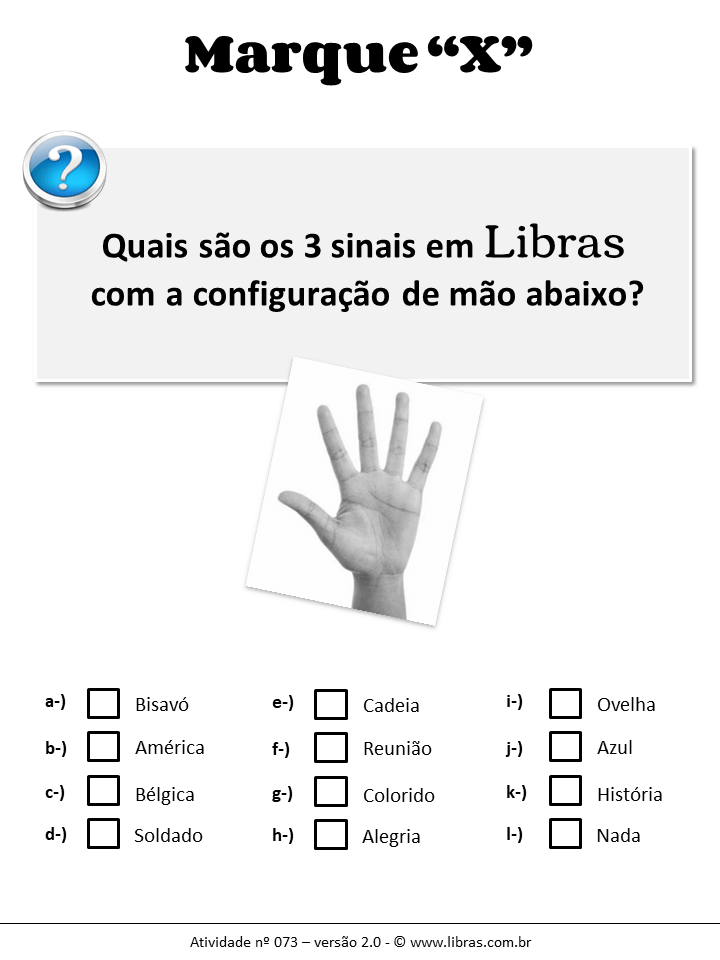Dinâmicas em Libras