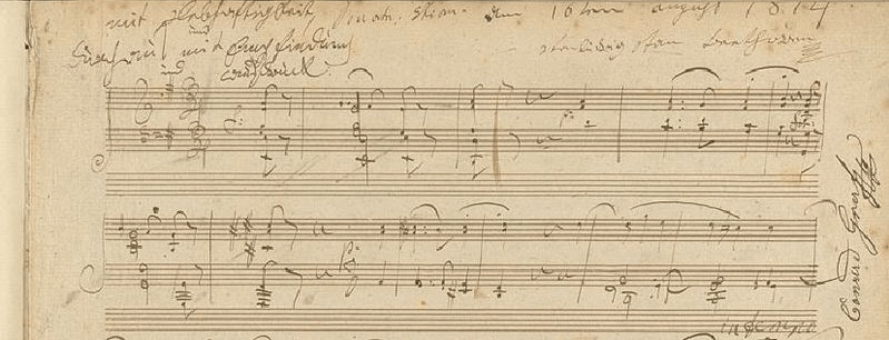 Beethoven Op90 manuscrito