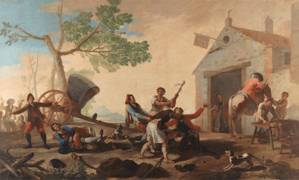 Francisco de Goya A Batalha de Venta Nueva